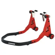Front Fork Paddock Stand Lift Motorcycle Track Bike Motorbike Red