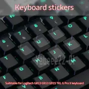 Keyboard Transparent sticker for Logitech keyboard G813 G913 G915 TKL G Pro X