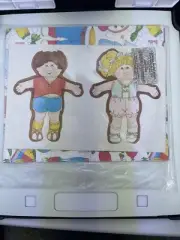 Cabbage Patch Kids Paper Playmates Gift Wrap-New In Package Paper Dolls VTG 1984
