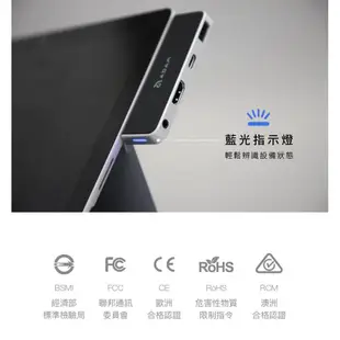 Adam亞果元素 CASA Hub S4 USB−C 四合一 Microsoft Surface Go / Go2集線器