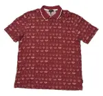 NWT- TED BAKER London Fall Colves Short Sleeve Printed Men’s Polo Shirt Sz 6