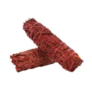2Pcs Smudge Stick White Sage & Dragons Blood 10cm