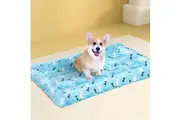 i.Pet Pet Cooling Mat Gel Dog Cat Self-cool Puppy Pad Large Bed Summer Blue