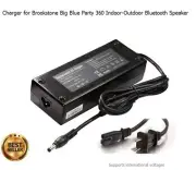 Charger for Brookstone Big Blue Party 360 Indoor-Outdoor Bluetooth Speaker