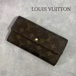 LOUIS VUITTON 路易威登 錢包 老花MONOGRAM SARAH 長夾 INITIAL 日本直送 二手