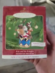 2001 Hallmark Keepsake Kris and the Kringles Battery Operated Sound Ornament