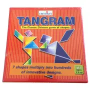 TANGRAM Classic Chinese EDUCATIONAL GAME of Shapes LOGIC Puzzle Brain Teaser TOY