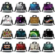 12 inch Neoprene Laptop Bag with Side Pocket & Shoulder Strap Fits 11.6" - 12.3"