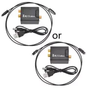 Digital to Analog Converter Optical to Converter with Cables