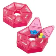 7 Grids Pill Case Plastic 7 Days Candy Box Portable Storage Tablet Holder Tra...