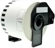 Go Inks 1 Compatible Roll of Labels to Replace Brother Dk-22205 (Labels: Continuos Roll, Size: 62 mm x 30.48 m), White