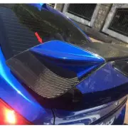 Painted K7X For Subaru WRX STI Type Sedan Trunk Spoiler Side Fin Fins Cover 2PCS (for: Subaru)