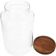OFFSCH Practical Food Storage Container Transparent Glass Sealing Jar for Kitchen for Tea Sugar Flour and Grains Craftsmanship with Excellent Sealing Performance