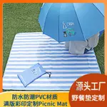 野餐墊PICNIC MAT 摺疊 防潮寶寶爬行墊 防水沙灘席 滿版印刷LOGO