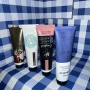 BBW Assorted Hand Creams, 4 Set - Almond, Mimosa, Dahlia, Vanilla