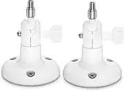 RAYWE 2 Pack Adjustable Wall Mount for ARLO HD/ARLO PRO/ARLO PRO2/ARLO GO/ARLO Ultra/WYZE CAM PAN Home Camera Mounting Bracket Outdoor Indoor for Home Security, White