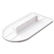 8 Pcs White Easy flow Cake Decorating Icing Smoother Polisher Fondant Kitchen Tool with Handle(White)