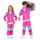 Kids Retro 80 90S Hip hop sportswear Cosplay Costume Halloween Carnival Suit