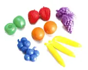 Colourful Fruit Counters x 24 Hands On Teaching Resources Kids Sorting Counting