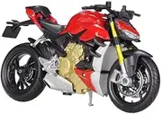 for DU&CA&TI for Super for Naked V 4s 1:18 Alloy Motorcycle Model Finished Motorcycle Engine Toy Replica Model