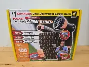 Pocket Hose Copper Bullet AS-SEEN-ON-TV Expands to 100 ft