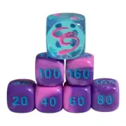 Pokemon TCG Fusion Strike Die Set of 7 Dice From Elite Trainer Box