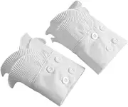 [PACKOVE] 1pair Decorative Wrist Cuffs for Women Elegant Detachable Hand Sleeves Design Breathable for Blouses