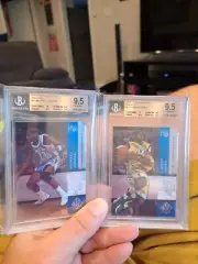 2010 SP AUTHENTIC HOLO F/X MICHAEL JORDAN #23 & LEBRONJ.........BGS 9.5 GEM MINT