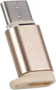 USB 3.1 Type-C Adapter Micro USB Female to Type-C Male OTG Adapter Converter Plug and Play OTG C Ector Gold Gold