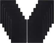 XYark 12 Pack Blank Notebook Journals Bulk, Plain, 60 Pages, 5.5x8.3 inch, A5, Travel Journal Set for Travelers, Students, Church, Office, Drawing Sketchbook Diary Paper Subject Book Planner, Black