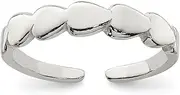 [JewelryWeb] 925 Sterling Silver Solid Polished toe ring