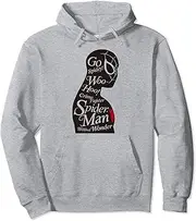 [Marvel] Spider-Man Woo Hoo! Silhouette Text Pullover Hoodie