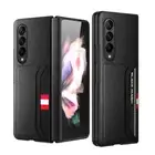 For Samsung Galaxy Z Fold 6/5/4 Shockproof Leather Card Wallet Hybrid PC Case