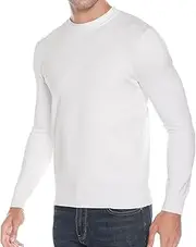 [Qolkmuiy-GJ] Men's Classic Crewneck Sweater Slim Fit Lightweight Knit Long Sleeve Casual Trendy Pullover Sweaters