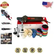 Mini Rotary Car Polisher - 7A Power, 1500-5500 RPM for Flawless Buffing