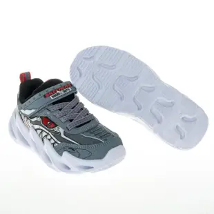 【SKECHERS】男童系列 燈鞋 SHARK-BOTS(402118LGRY)