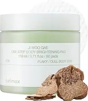 celimax ONE STEP Body Brightening Pad, Simple but Effective Armpit Cleaner with Green Tea, Vitamin B, White Truffle, Resveratrol - 60 Pads, 110ml
