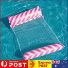 Floating Bed Inflatable Mattress Swimming Pool Beach Water Lounges (Red) AU