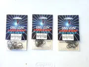Eagle Claw 1/0 Black Hook - 3 packs = 36 Qty - Live Bait Hooks - Hooks Lot