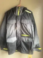Burton Snowboard Ski Jacket Mens Covert Gradient Thermolite Ski Gray Small NEW