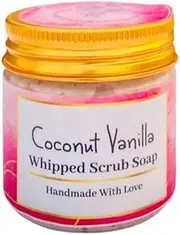 EARTHS ESSENTIALS Coconut Vanilla Whipped Scrub Soaps (100g)