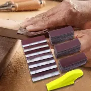 121Pcs Hand Sander Kit DIY Craft Micro Hand Sanding Block Kit for Tight Space