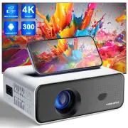 Mini Projector with WiFi and Bluetooth - 2024 Upgraded Smart Projector, Auto ...