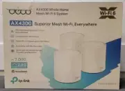 NEW/Sealed tp-link Deco AX4300 Pro Whole Home Mesh Wi-Fi 6 System up to 7,000 sf