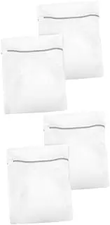 Zerodeko 2sets Laundry Bag Set Mesh Laundry Bags Reusable for Washing Machine Camping Travel 2pcs*2