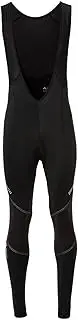[VAUDE] Men's Active Warm Tights Trousers, Black/Silver