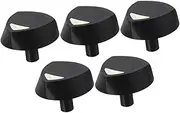STARTIST 5Pcs Knobs for Gas Cooktop with Light Piping Burner Control Household Professional Sturdy Fashion Replacement Parts for 72731