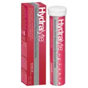 Hydralyte Effervescent Strawberry Kiwi 20 Tablets