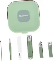 Portable Nail Tool Set Large Nail Clippers Cuticle Clippers Pusher Nippers Travel-friendly Kit for Home The-go