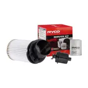 Ryco Oil Air Fuel Filter Service Kit for Honda Integra DC 2004-04/2007